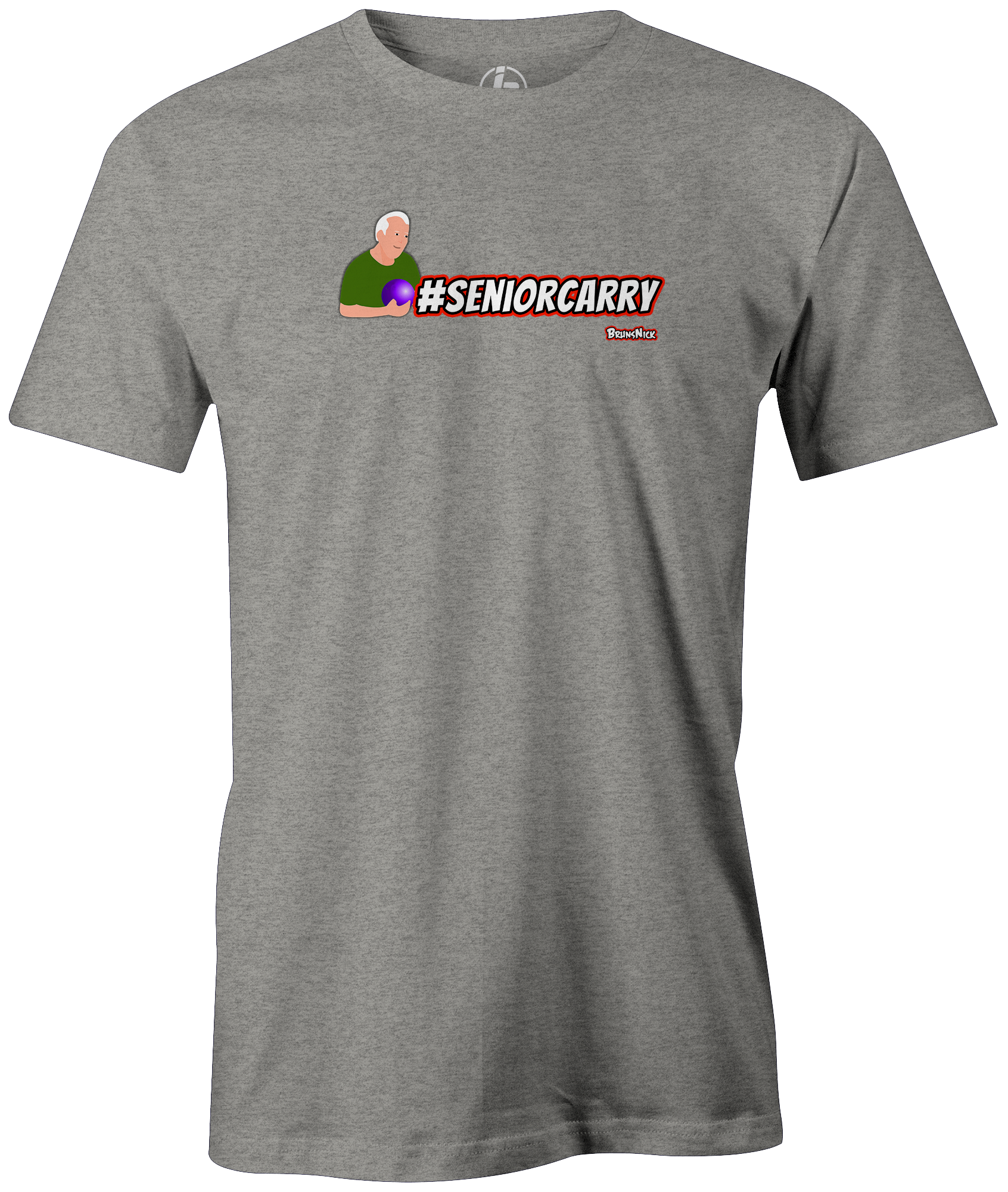 Brunswick Bowler Senior Carry Bowling T-Shirt | Official Brunsnick YouTube Merch | Perfect for League Play & Bowling Tournaments