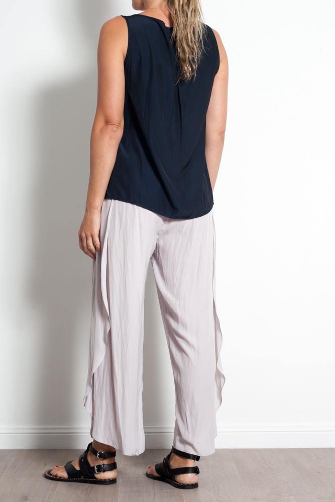 Mela Purdie Audrey Tank Top - Women's Casual Sleeveless Blouse for Summer Outfits & Beach Wear