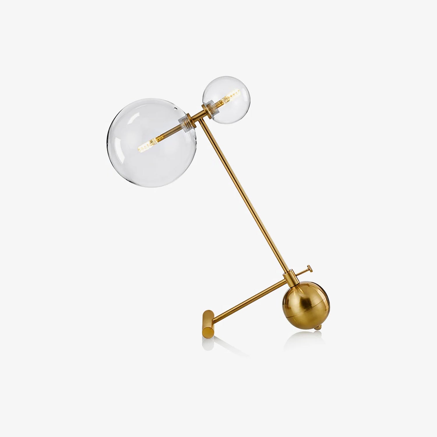 Elegant Gold Pearl Table Lamp - Modern Bedside & Living Room Lighting for Home Decor