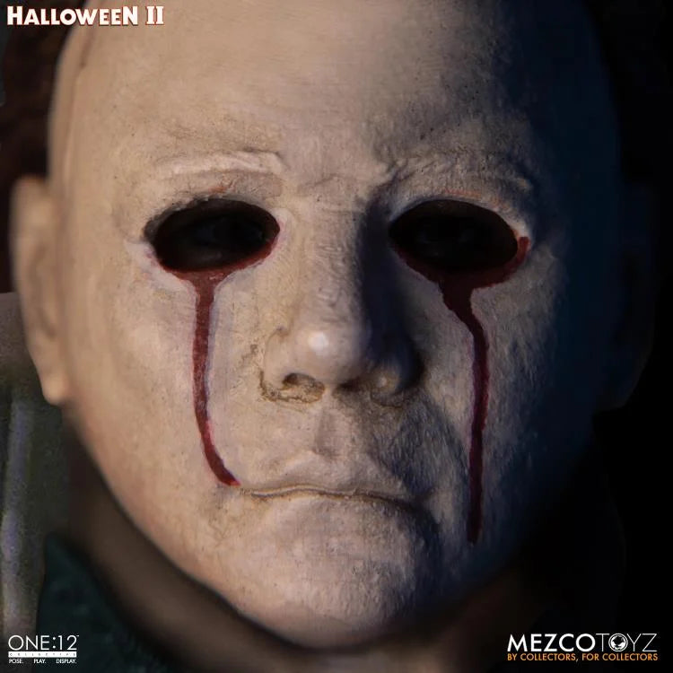 Halloween II One:12 Collective Michael Myers Action Figure - Premium Collectible for Horror Fans & Movie Enthusiasts - Perfect for Display, Cosplay, and Halloween Decorations