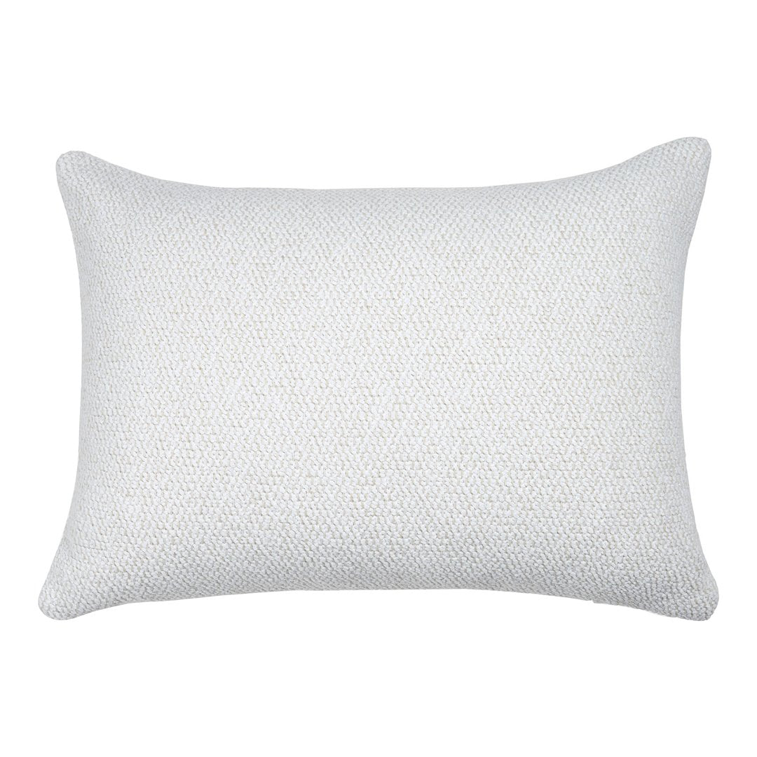 Boucle Outdoor Lumbar Cushion - Water-Resistant Back Support Pillow for Patio, Garden & Poolside Chairs - Comfortable & Stylish Home Decor Accessory