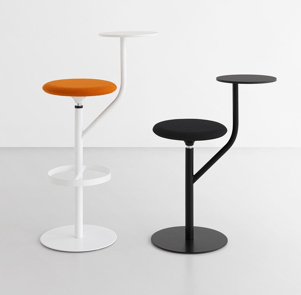 Aaron S436 Modern Bar Stool by Lapalma - Adjustable Height Swivel Stool for Kitchen Island, Breakfast Bar & Home Office - Contemporary Dining & Workspace Seating Solution