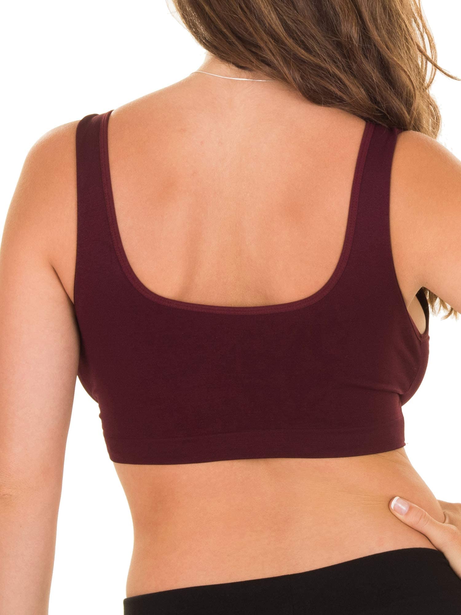 Caramel Cantina 4 Pack Nursing Bralette Bra for Women - Maternity Sleepwear & Comfortable Nursing Bra for Breastfeeding Moms - Perfect for Nighttime Nursing, Lounging and Postpartum Recovery