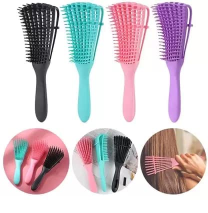 **Scheibe Detangling Paddle Hair Brush for Women & Men - Smoothing Brush for Curly, Wavy, and Straight Hair - Pink Hair Styling Brush for Easy Detangling & Shine (1 Piece) - Perfect for Home, Travel & Salon Use**