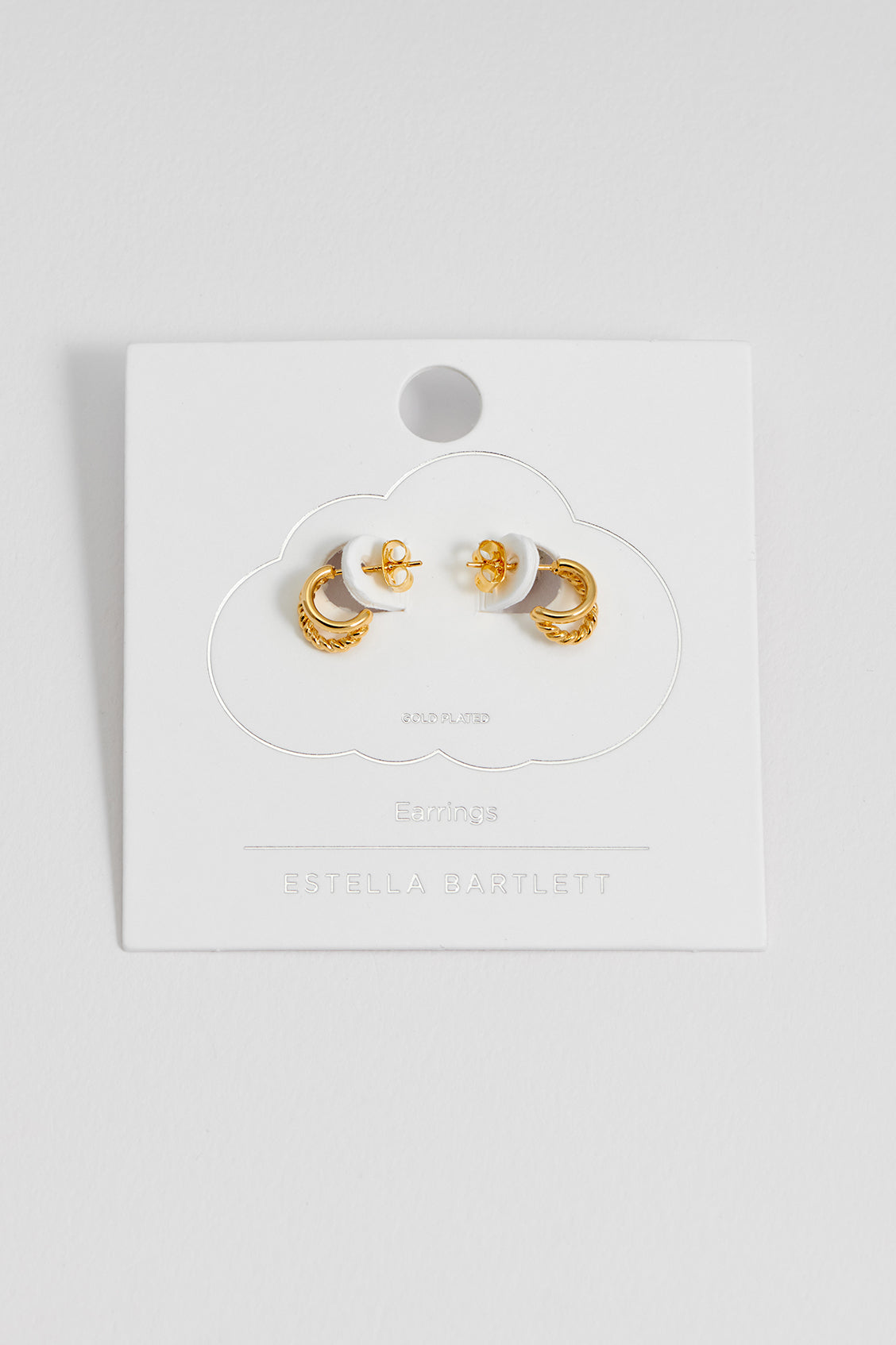 Elegant Plain and Twist Double Hoop Earrings for Women - Gold & Silver Fashion Jewelry - Perfect for Parties, Weddings & Everyday Wear