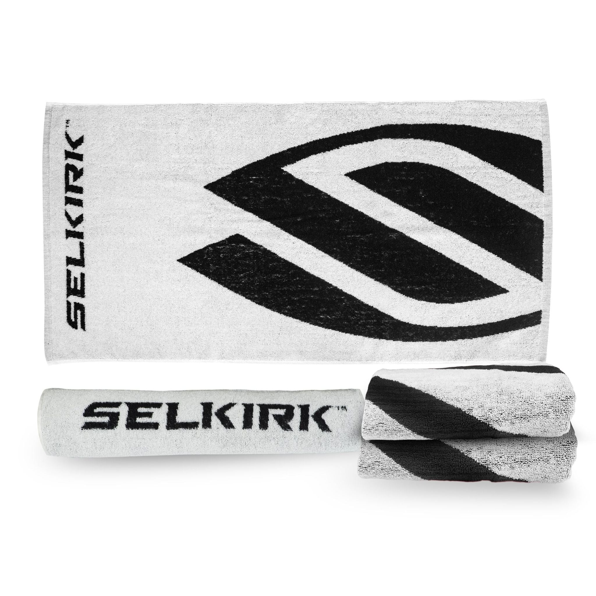 Selkirk Premium Cotton Bath Towel - Soft & Absorbent - White or Black - Perfect for Spa, Gym & Beach Use