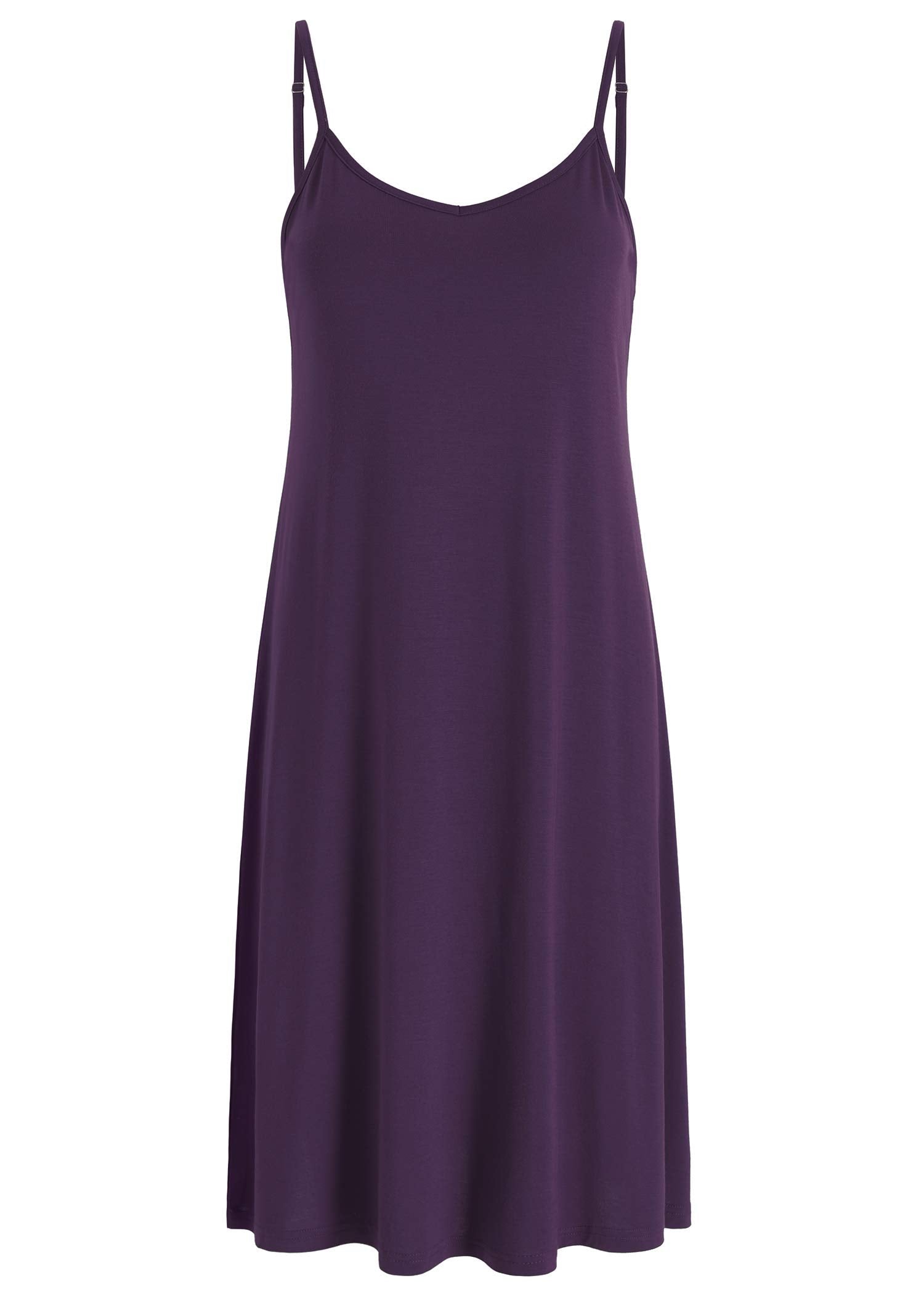 Women's Bamboo Viscose Sleeveless Nightgown - Soft Sleep Dress for Women - Comfortable Summer Pajama Dress for Lounge, Travel & Home Wear