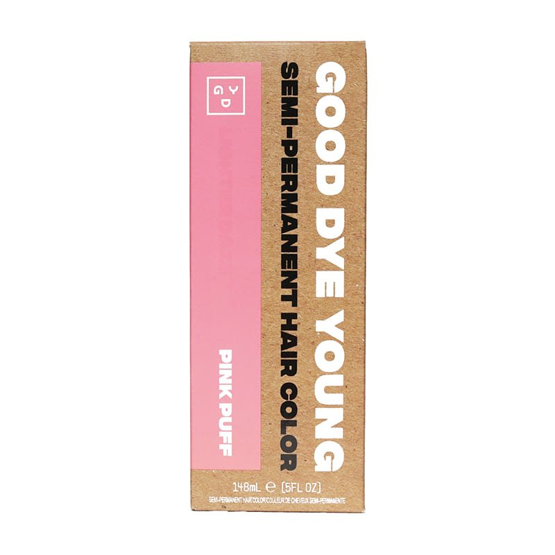 Good Dye Young Semi-Permanent Hair Color - Pink Puff | Vegan & Cruelty-Free | Perfect for Bold Hair Transformations & Festival Looks