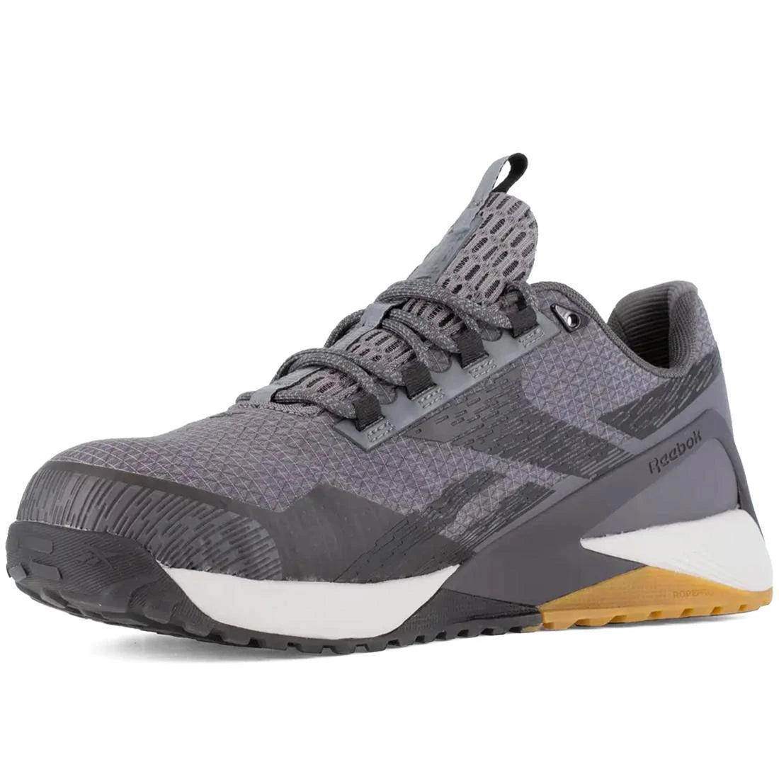 Nano X1 Adventure Composite Toe Athletic Work Shoes for Men - Lightweight Safety Shoes with Slip Resistance, Comfortable for Construction, Hiking & Outdoor Work (Gray)