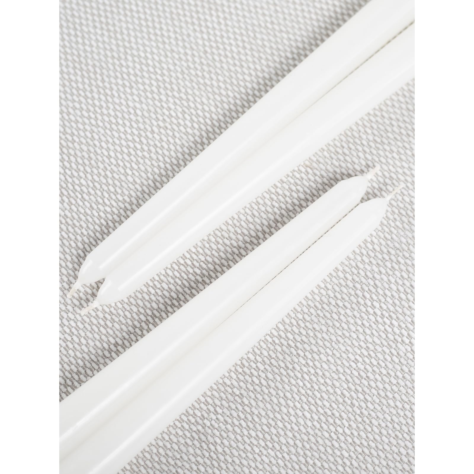 White Taper Candles 10