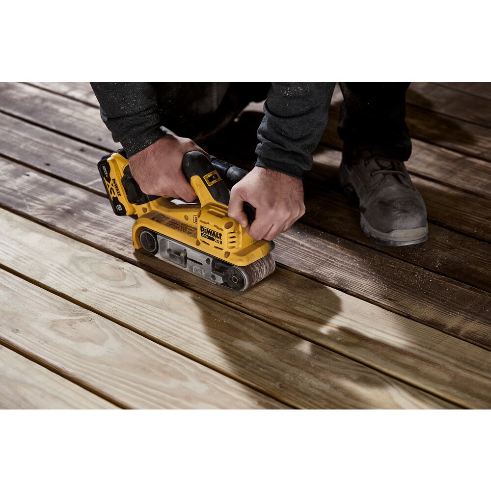 DEWALT DCW220B 20V MAX XR Brushless Cordless Belt Sander (Tool Only) - Perfect for Woodworking, Sanding Floors & DIY Projects