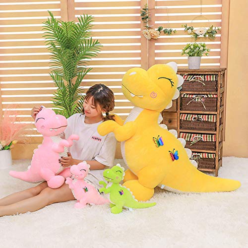 Cute Soft Yellow Dinosaur Stuffed Animal Toy - 11