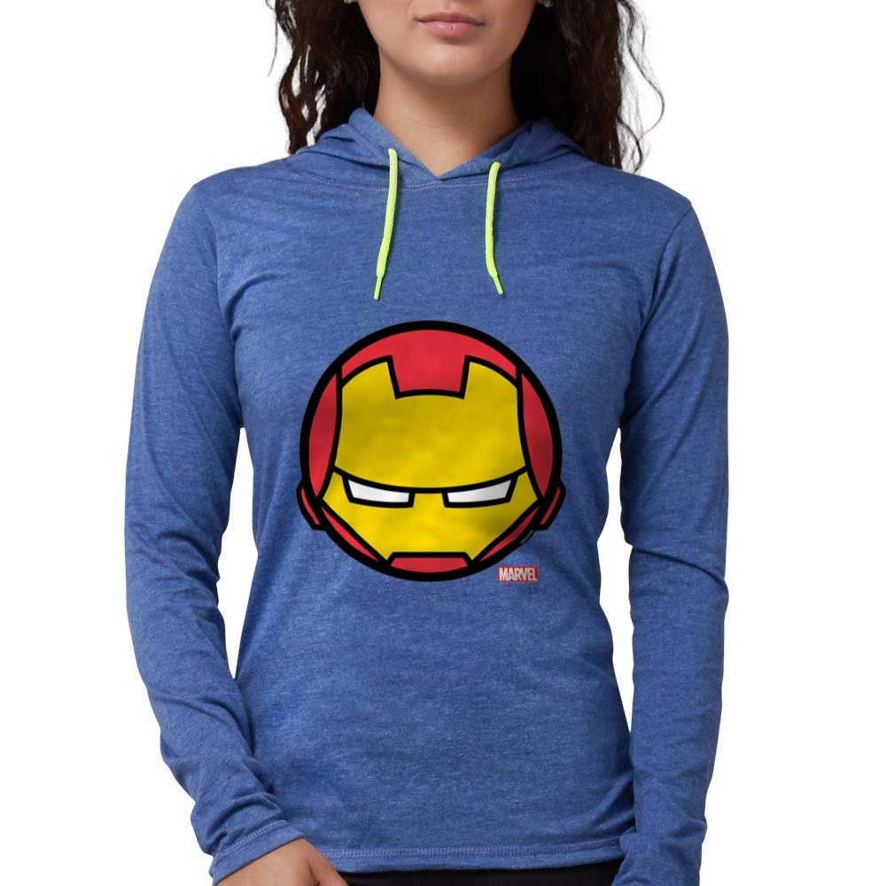 Iron Man Women's Hooded Sweatshirt - Marvel Superhero Graphic Pullover for Casual Wear & Fan Gifting