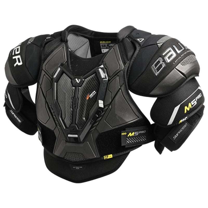Bauer Supreme M5 Pro Senior Hockey Shoulder Pads - Protective Gear for Ice Hockey Players - Perfect for Games, Practices & Training Sessions