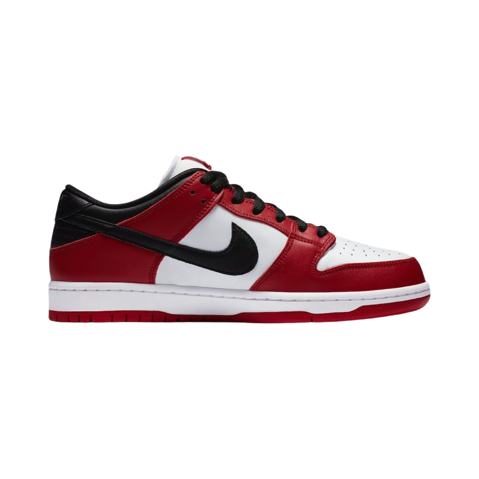 Nike SB Dunk Low J Pack Chicago Varsity Red Black White Sneakers - Men's Basketball Shoes for Skateboarding & Streetwear Fashion