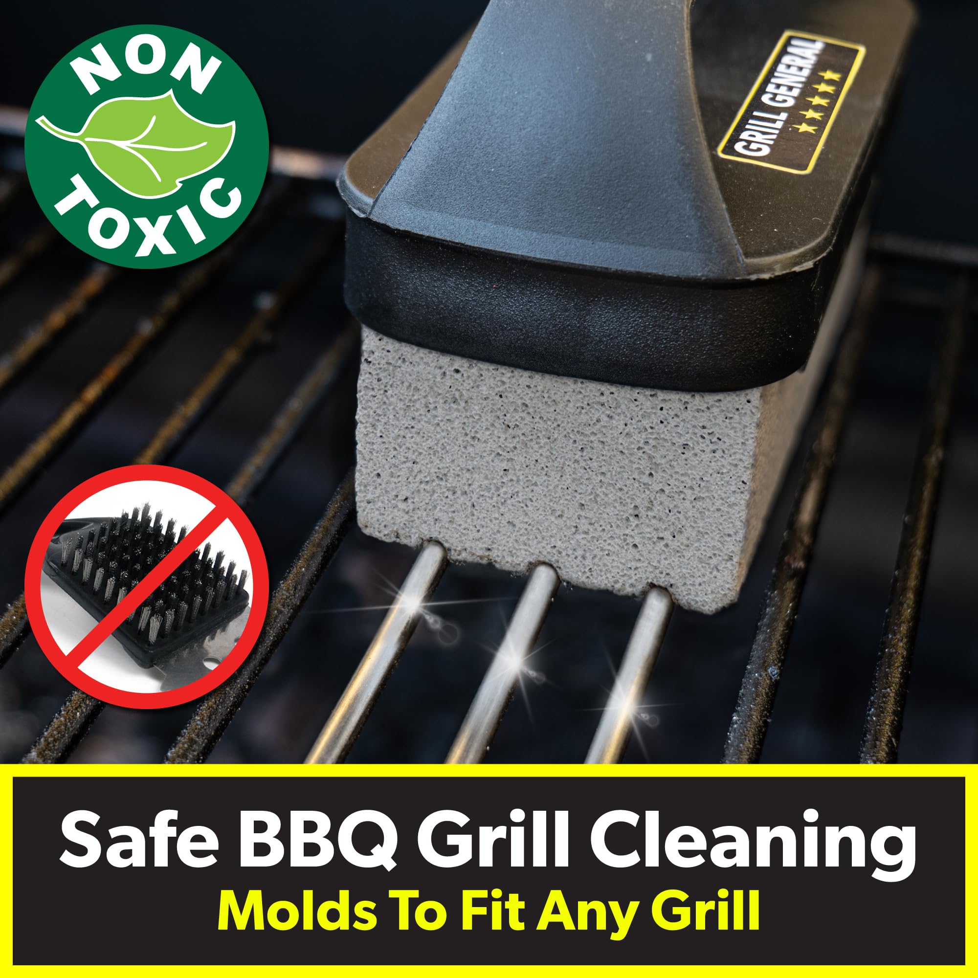 26-Piece Griddle & Grill Cleaning Kit for Blackstone, Weber, Traeger - Stainless Steel Scraper, 20 Scour Pads, 3 Cleaning Blocks with Handles - Perfect for Outdoor BBQ, Camping & Backyard Cooking - by SLOTDOG