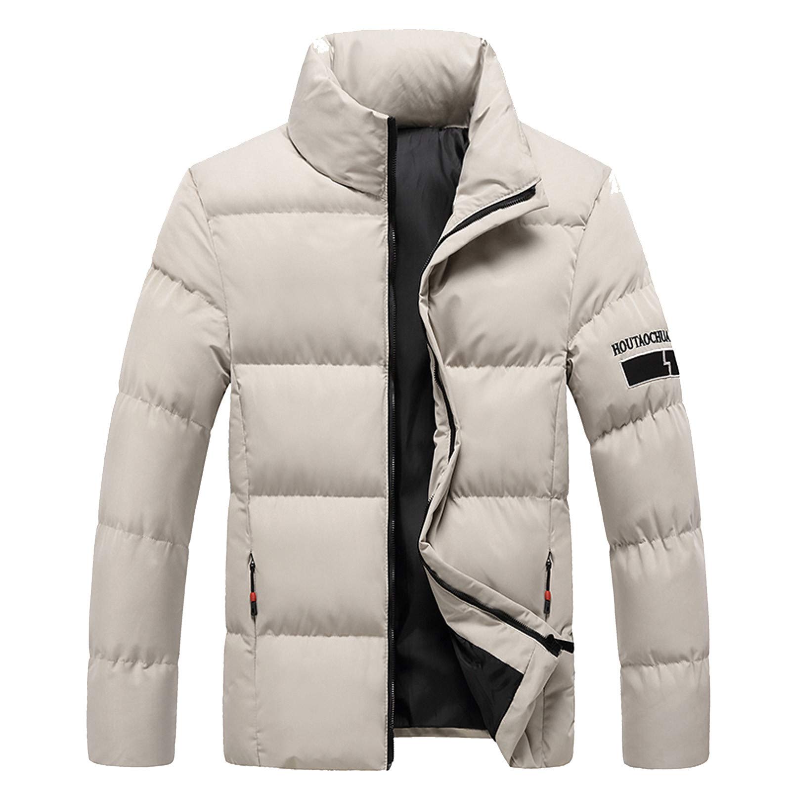 Men's Windproof Soft Shell Jacket - Winter Warm Turtleneck Coat for Outdoor Activities & Casual Wear | Under 29 Softshell Jacket for Hiking, Commuting & Cold Weather Protection