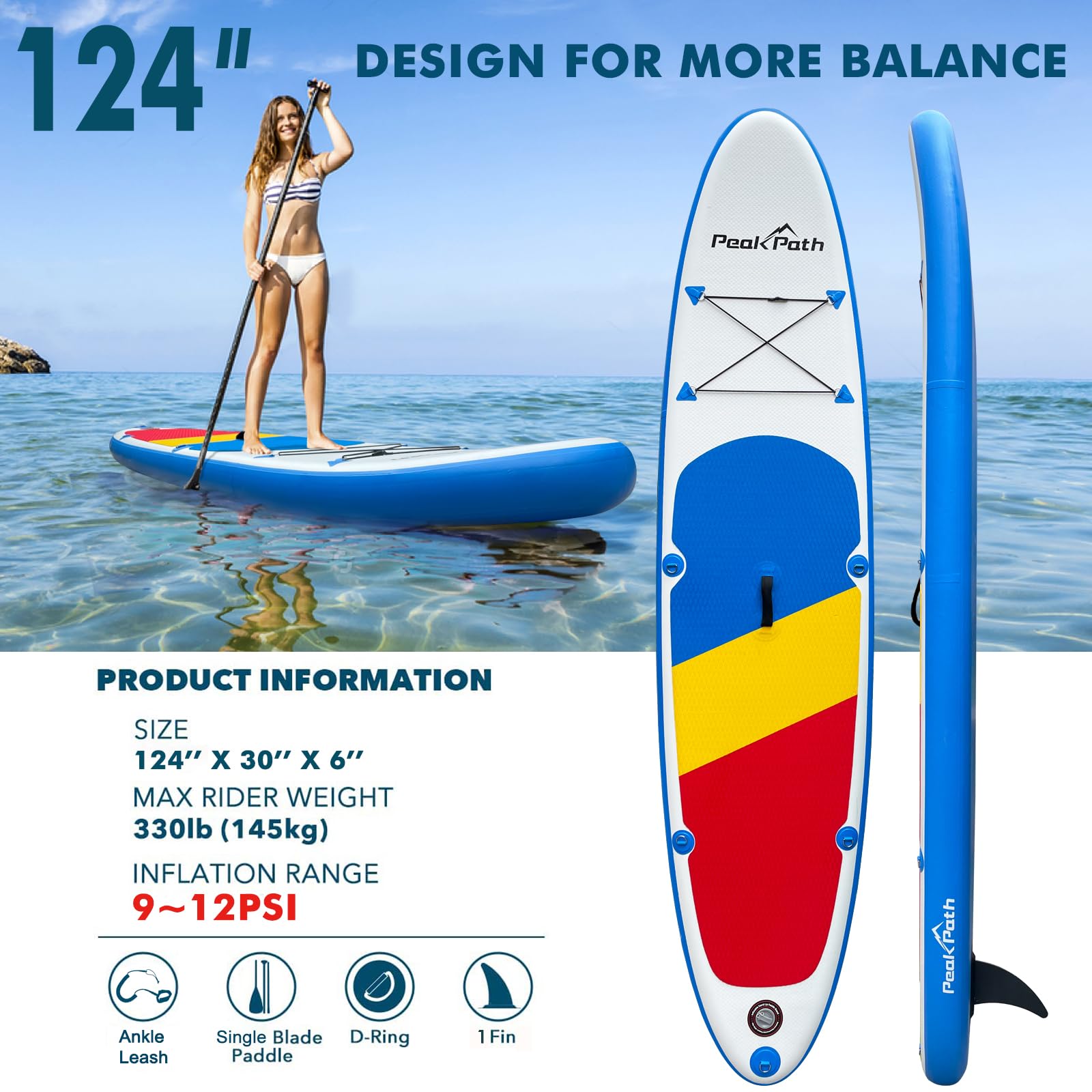 **Premium Inflatable Stand Up Paddle Board (6