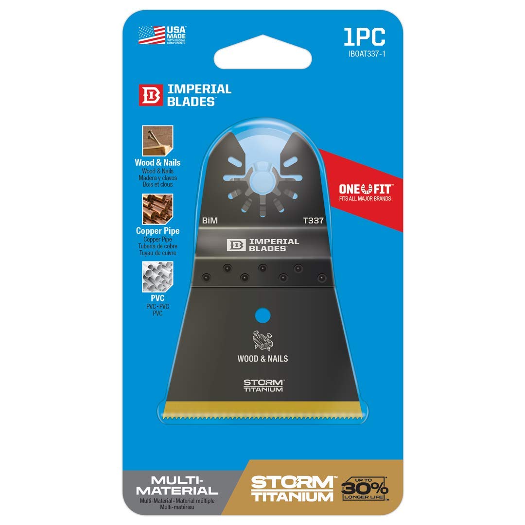 IBOAT337-1 Storm Titanium Wood & Nails Blade - 2-1/2