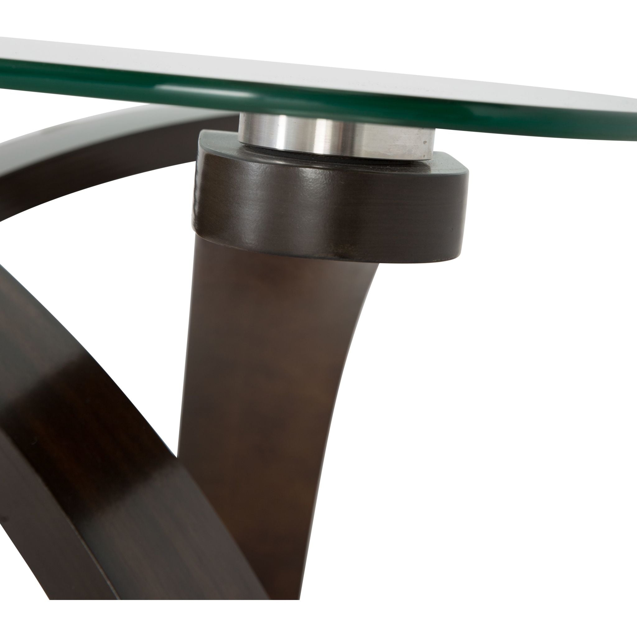 Allure Modern Coffee Table in Hazelnut Finish - Stylish Living Room Centerpiece for Home Decor