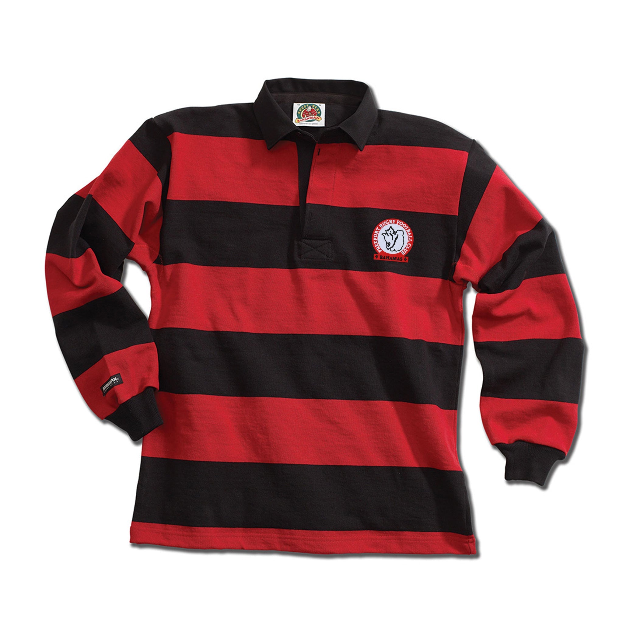 Freeport RFC 4 Inch Stripe Jersey - Comfortable Cotton Blend Sports Jersey for Football, Rugby & Casual Wear | Perfect for Games, Training & Fan Support
