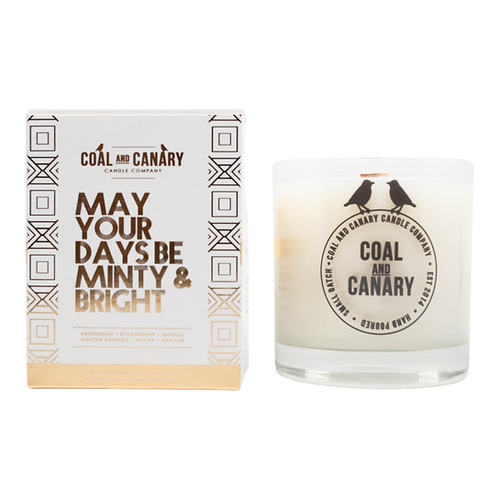 May Your Days Be Minty & Bright - Refreshing Mint Scented Candles for Home Relaxation & Holiday Decor