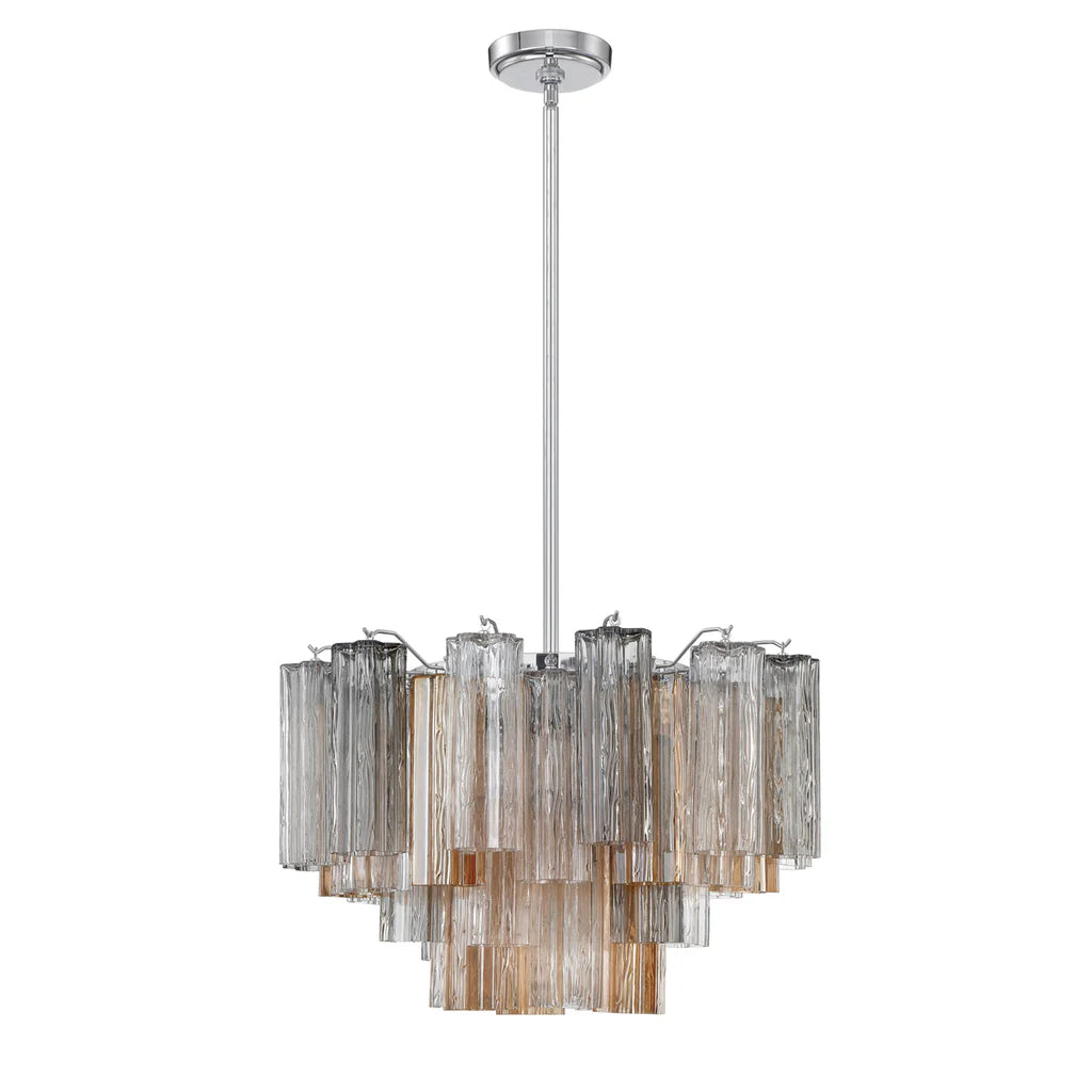 Elegant Tronchi Crystal Chandelier - Modern Luxury Ceiling Light Fixture for Dining Room, Living Room & Bedroom Decor