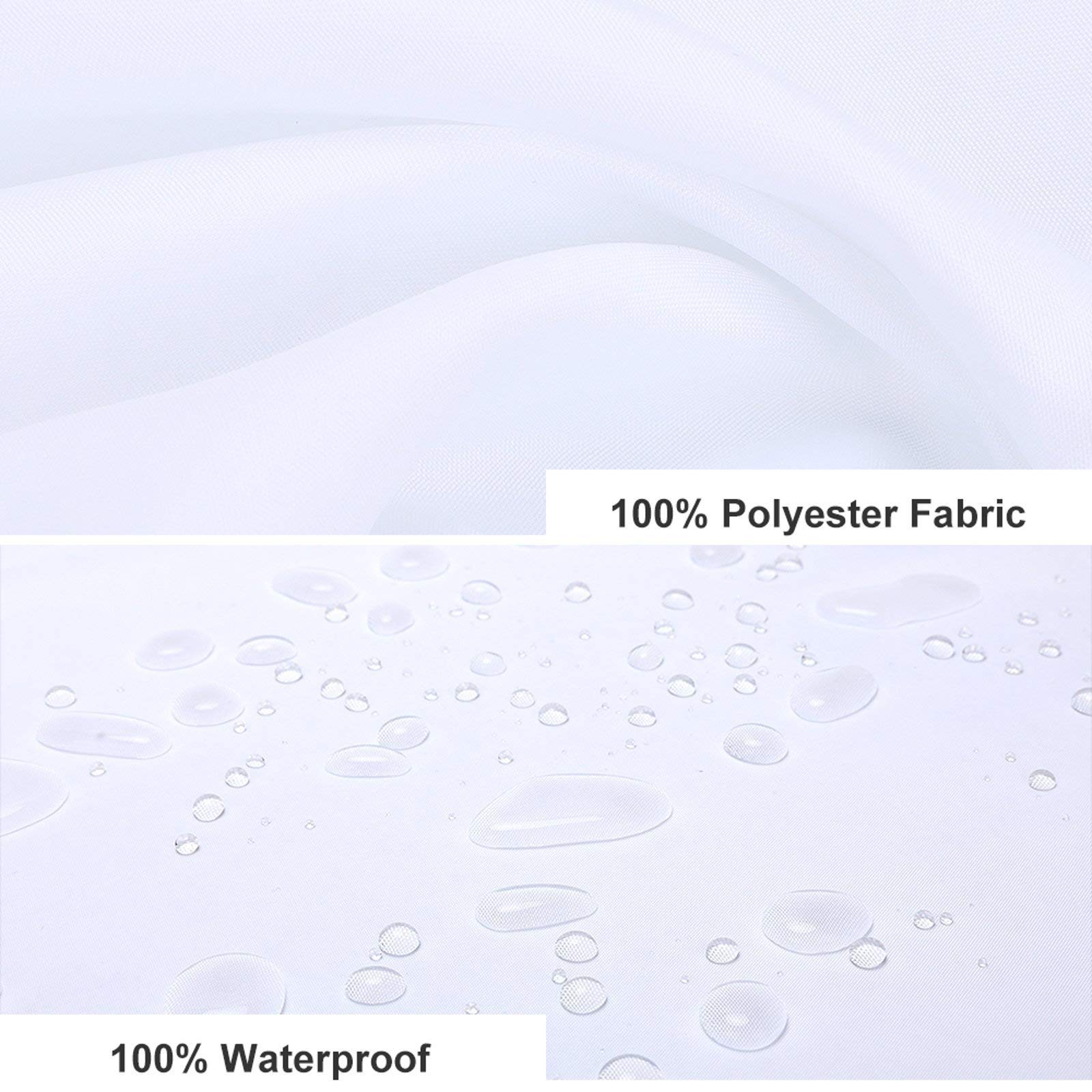 EricauBird Abstract Science Physics DNA Molecule Shower Curtain - Waterproof Polyester Fabric Bathroom Decor with Hooks & Rings | Perfect for Modern Bathrooms, Science Enthusiasts & Unique Home Decor