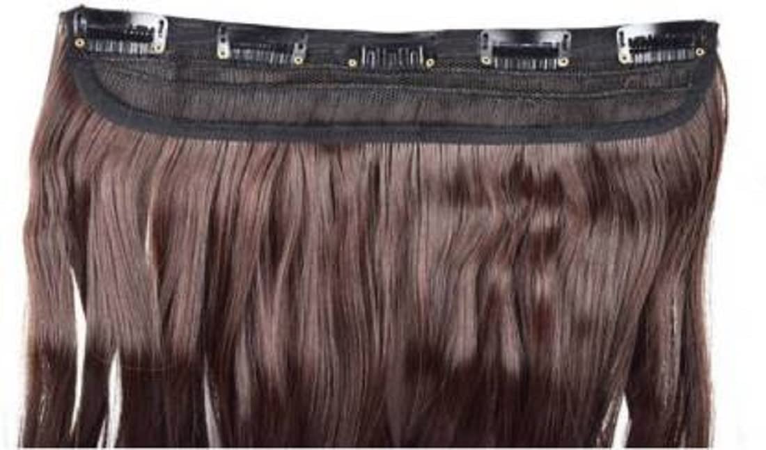 Abrish Golden Highlight Long Synthetic Women Hair Extensions | Full Head Instant One Piece Curly Clip-in Hairpiece | Golden Brown to Light Blonde Ombre Weft | Perfect for Parties, Weddings & Daily Styling