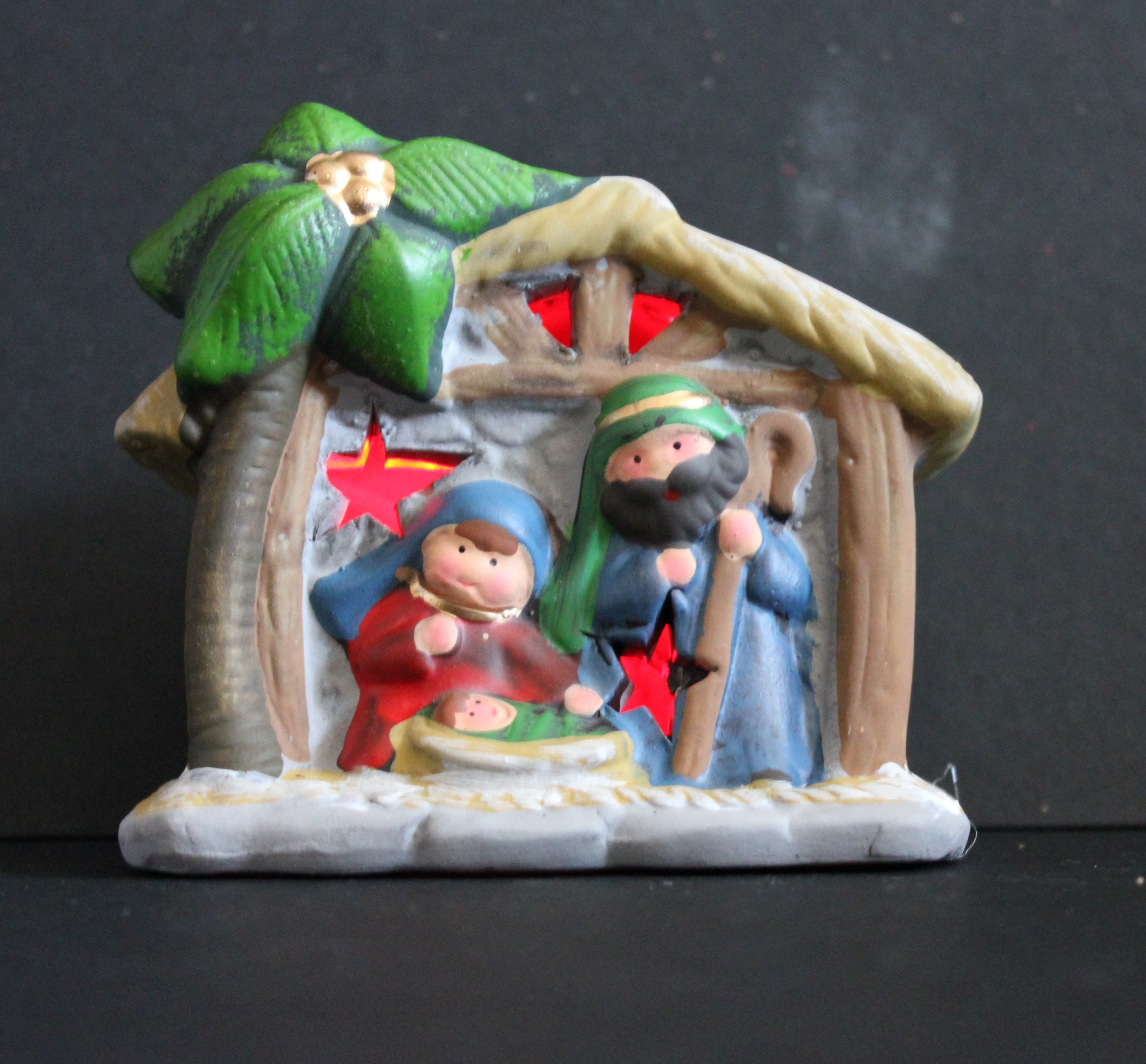 LED Christmas Nativity Ornament with Battery Included - Perfect for Holiday Tree Decorations, Home Christmas Displays & Religious Gift Giving