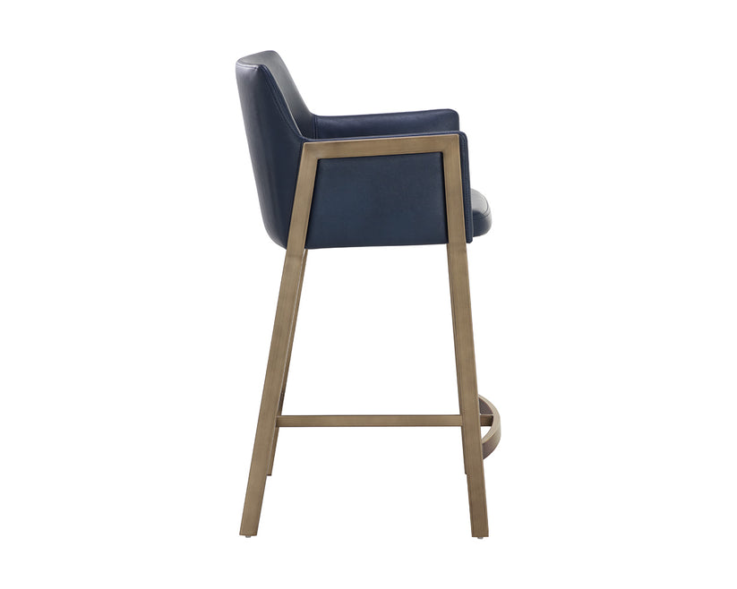 Bernadette Modern Counter Stool - Adjustable Height Bar Stool with Cushion for Kitchen Island, Breakfast Nook & Home Bar - Comfortable Dining & Seating Furniture for Home Decor