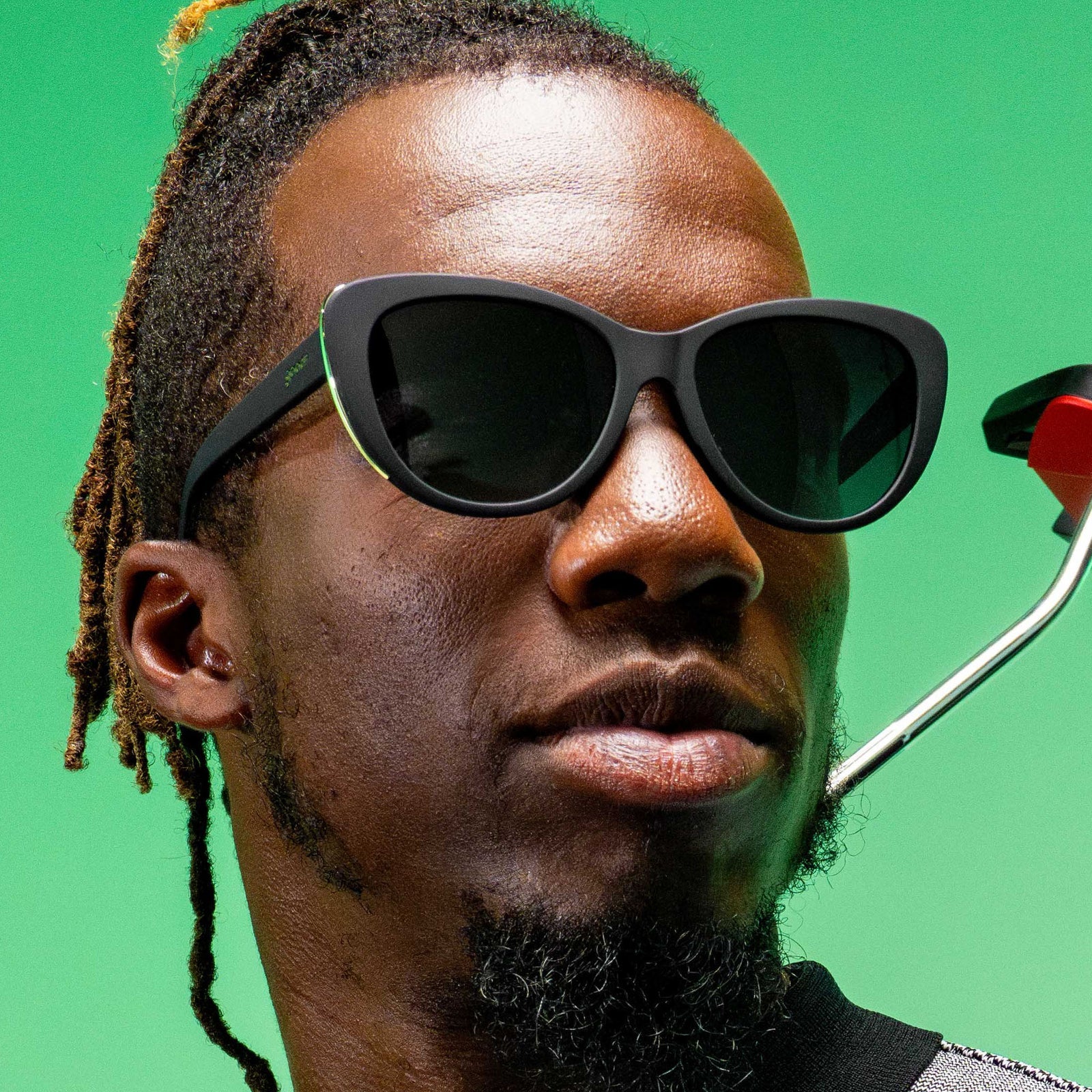 Goodr It's Noir Darling Polarized Sunglasses for Men & Women - Stylish UV Protection Shades for Running, Cycling, and Outdoor Activities
