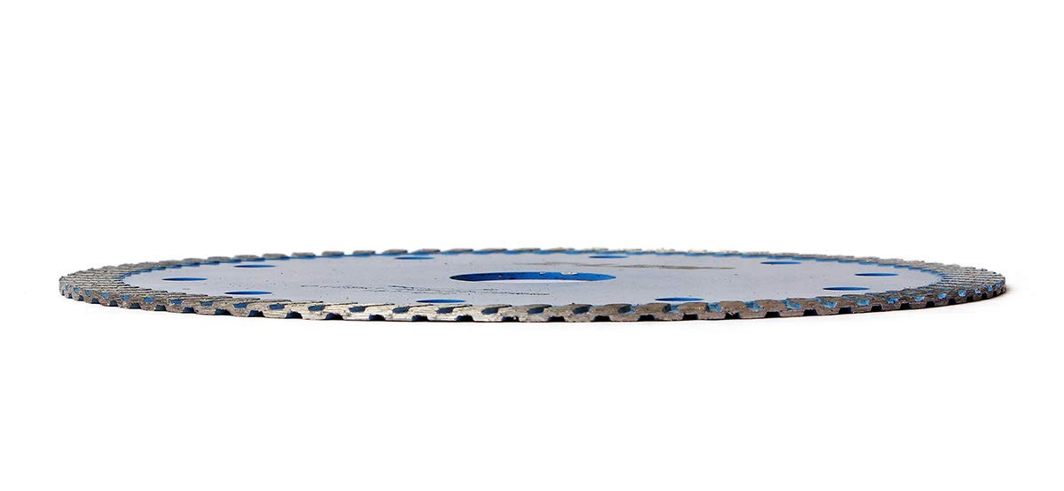 5-Inch Thin Rim Turbo Diamond Saw Blade for Cutting Granite, Marble, Concrete & Porcelain Tiles - Perfect for DIY Home Renovation, Stone Fabrication & Tile Installation Projects