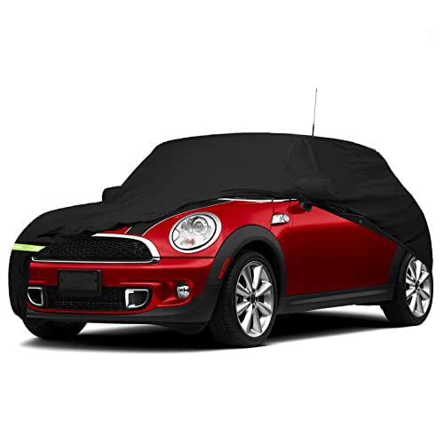 YIXIN Waterproof Car Cover for 2002-2021 Mini Cooper & Cooper S | 190T Custom Fit 100% Waterproof Windproof with Strap & Double Door Zipper | Up to 148