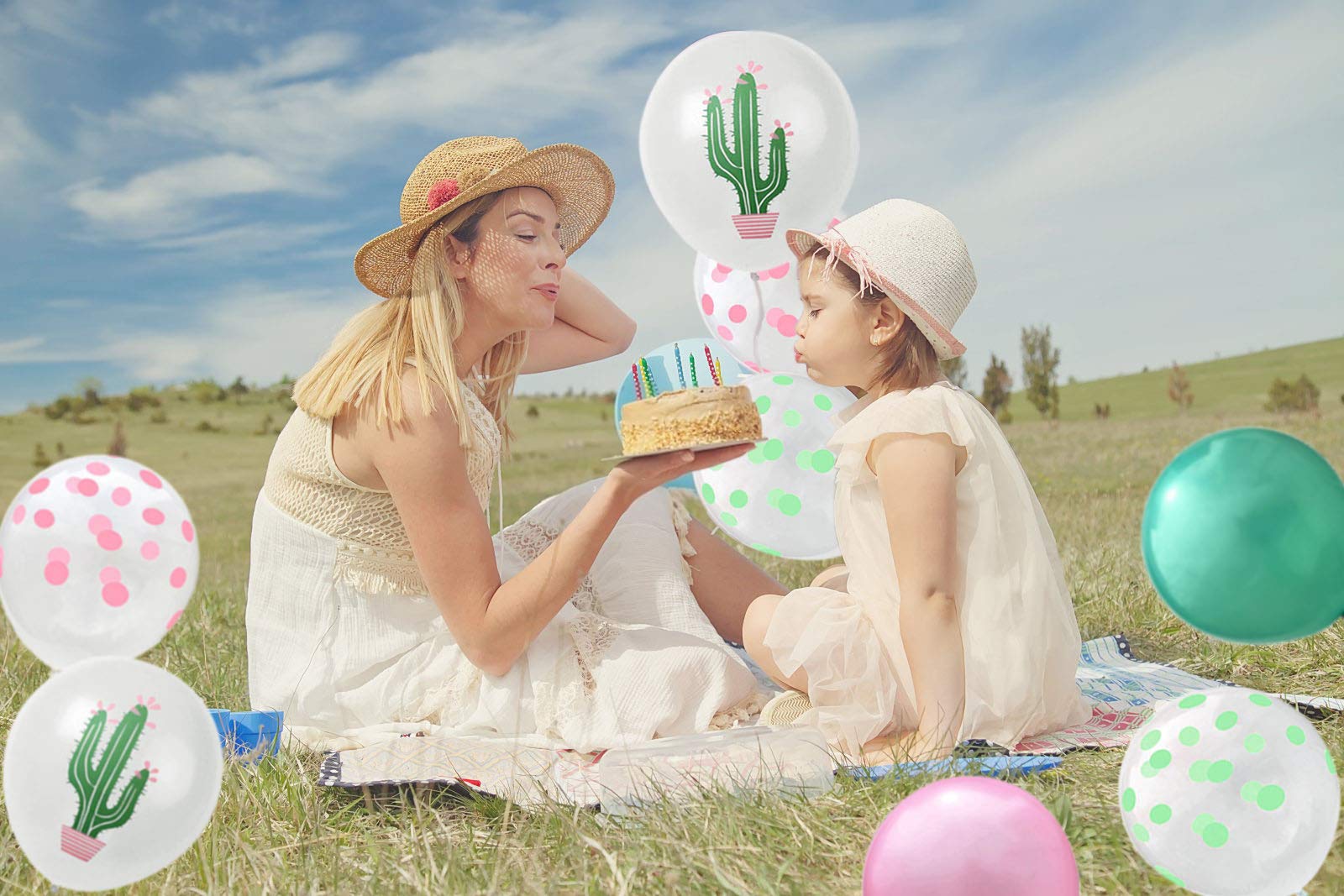 30PCS Cactus Party Balloons for Hawaiian Luau, Tropical Birthday Decorations, Summer Carnival & Baby Shower - Perfect for Pool Parties, Beach Events & Desert Themed Celebrations