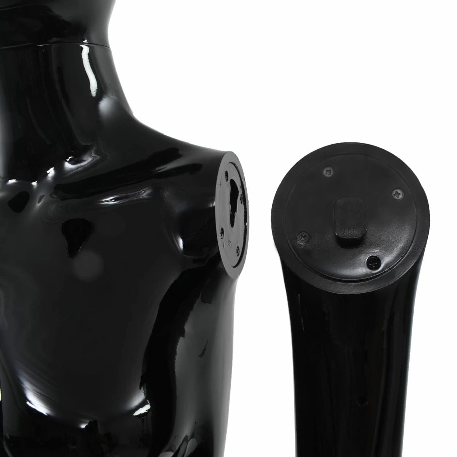 Full Body Female Mannequin with Glass Base - 68.9