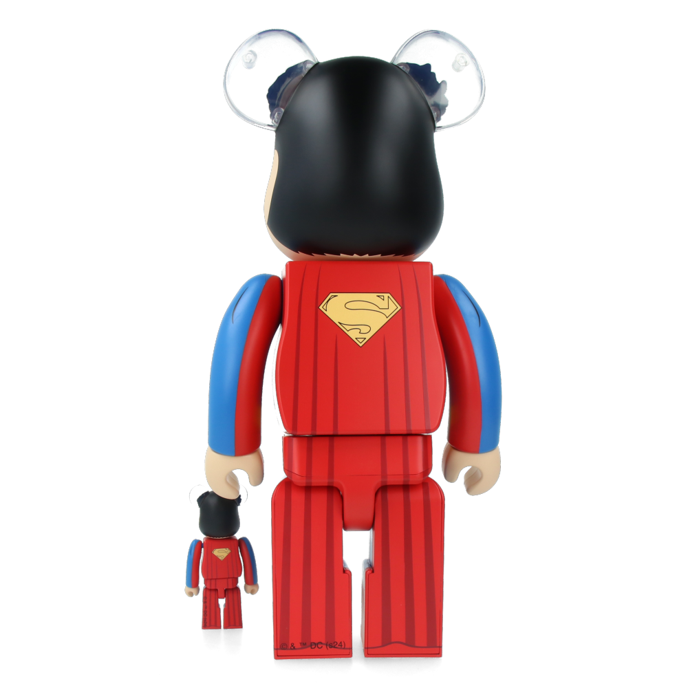 400% + 100% Bearbrick Superman (The Dark Knight Returns) Collectible Vinyl Figure - Limited Edition DC Comics Superhero Toy for Display & Gifts