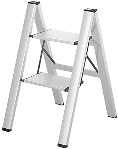 Multifunctional Folding Step Stool Ladder with Handle - Portable Kitchen Step Stool for Adults, Bathroom, Home Use - Non-Slip Safety Stool for Reaching High Shelves, Storage & Household Chores