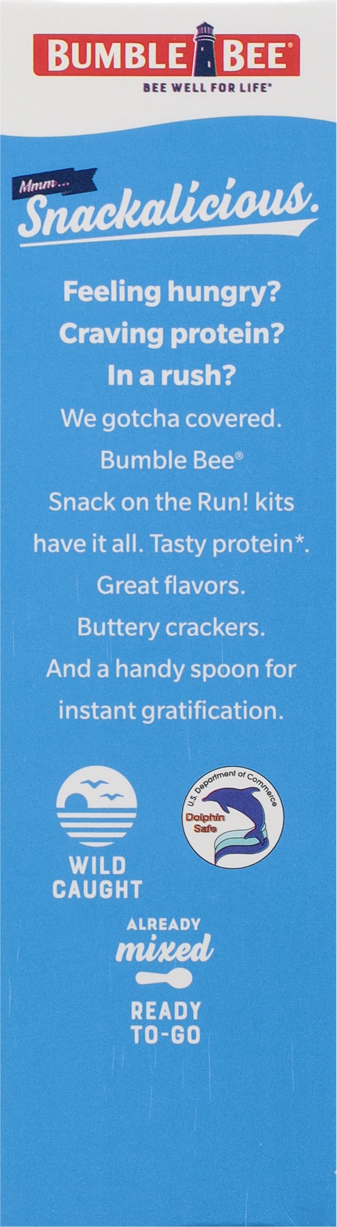 Bumble Bee Ranch Tuna Salad with Crackers Kit - 12 Pack (3.5oz Each) | Wild Caught, Shelf-Stable Protein Snack | Ready-to-Eat with Spoon Included | Perfect for Office Lunch, Hiking & Emergency Food Supply