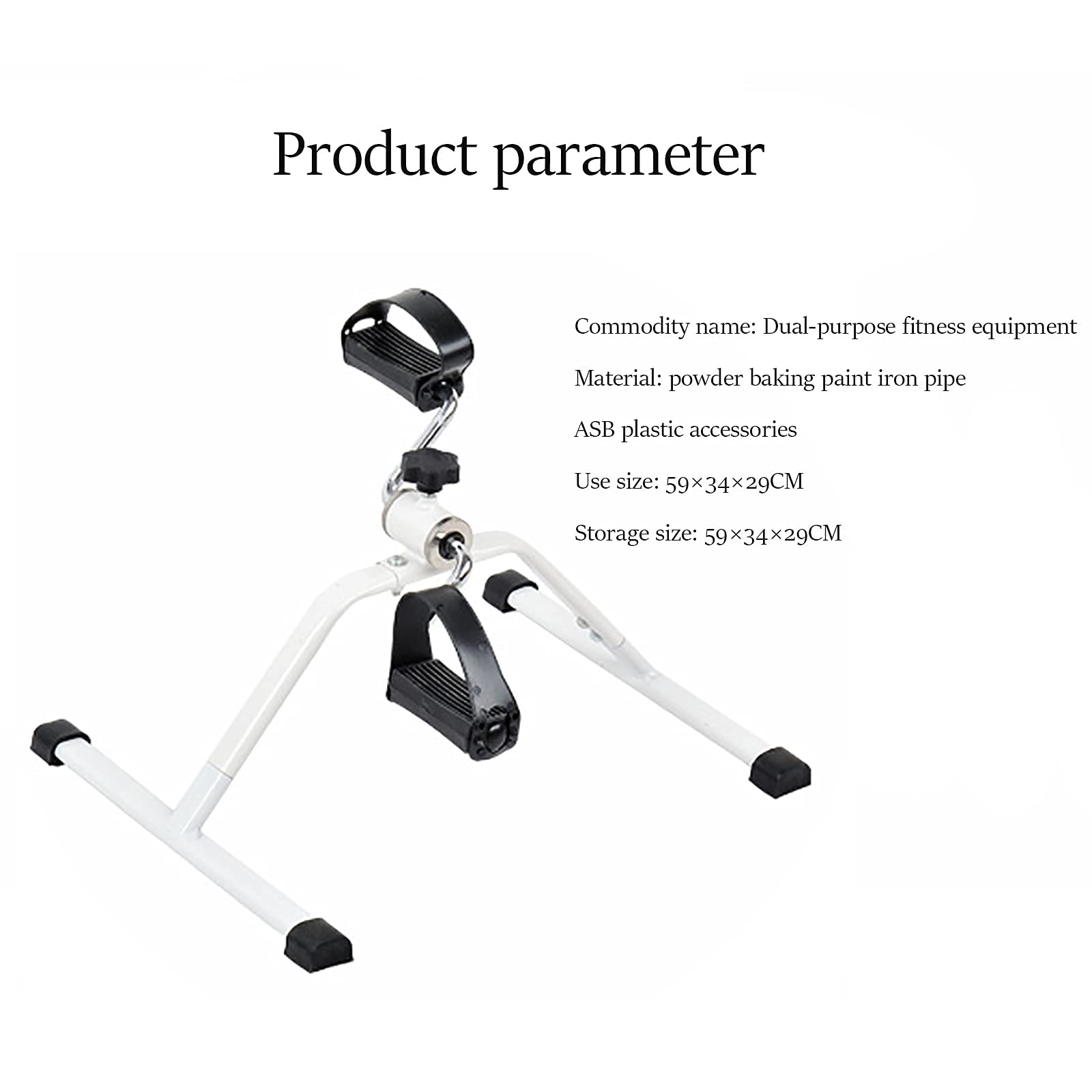 Portable Mini Exercise Bike for Seniors - Stroke Rehabilitation & Physical Therapy Equipment - Home Use Under Desk Pedal Exerciser for Recovery & Fitness Training