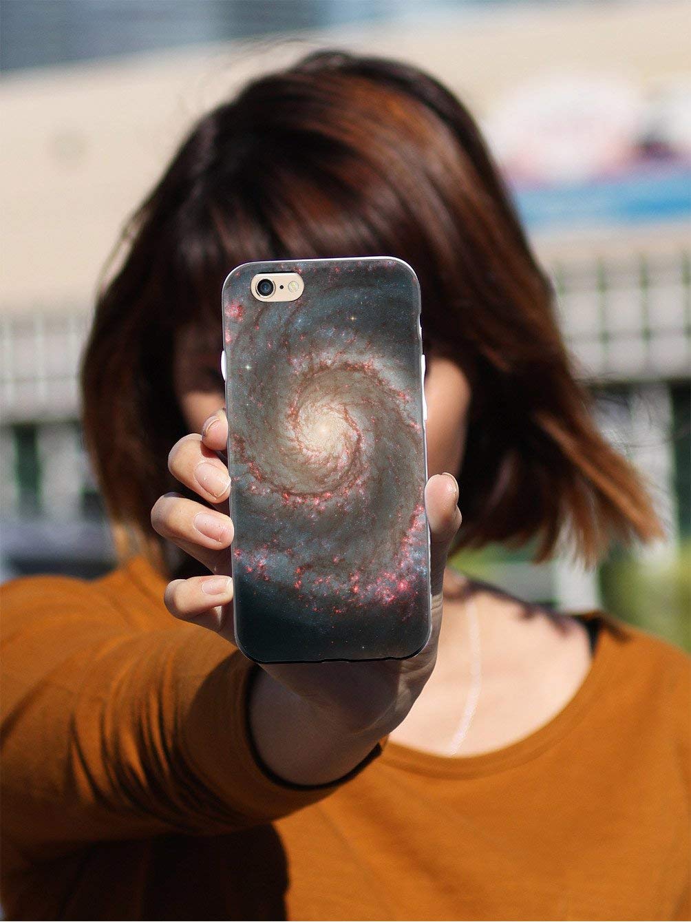 Inspired Cases - iPhone 12 Mini Case with 3D Textured Protection - Whirlpool Galaxy Spiral Design (M51) - Durable Shockproof Cover for Apple iPhone 12 Mini - Perfect for Everyday Use, Travel & Outdoor Activities