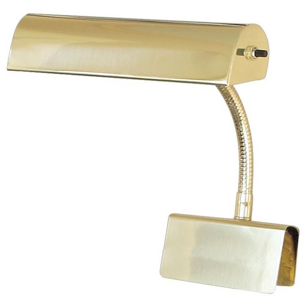 House Of Troy GP10-61 10-Inch Grand Piano Lamp - Polished Brass Portable Lighting for Home, Office & Music Room - Perfect for Piano Players, Reading & Decor