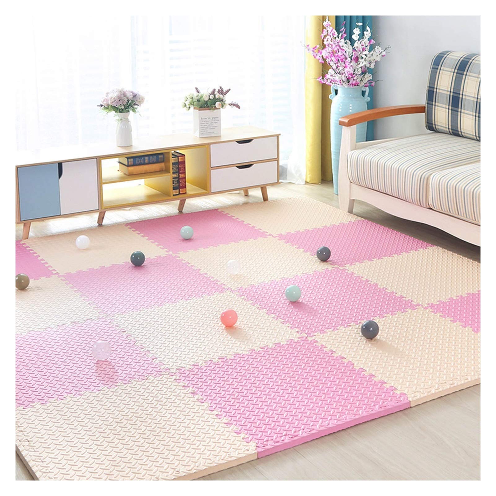 Thick & Durable Baby Crawling Play Mat - Non-Toxic Foam Puzzle Floor Tiles for Nursery, Living Room & Playroom - 1.0/1.2/2.0/2.5cm Thickness Options - Perfect for Infant Safety, Toddler Playtime & Family Game Nights