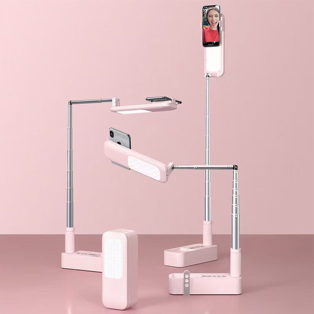 Portable LED Light & Phone Holder for Nail Art, Manicure & Beauty - Perfect for Home Salon, DIY Nails & Professional Use