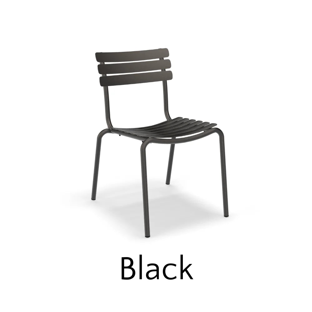 ALUA Outdoor Stackable Dining Chairs Without Armrests - Patio, Garden & Poolside Furniture for Backyard, Deck & Outdoor Entertaining