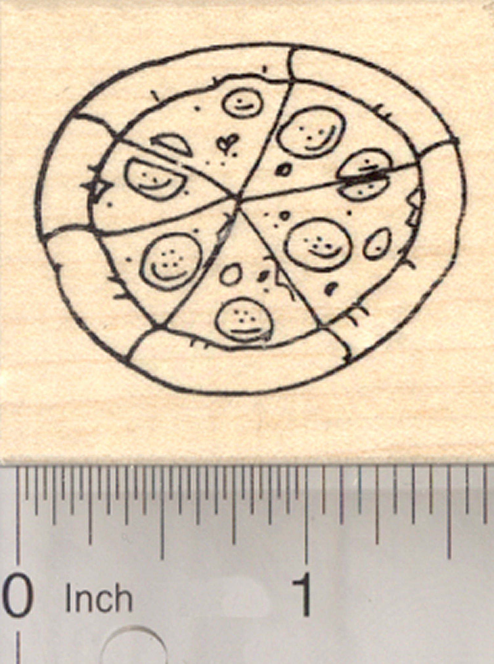 Custom Pizza Rubber Stamp - Personalized Pizza Design Stamp for DIY Crafts, Scrapbooking & Card Making - Perfect for Pizza Lovers, Party Invitations & Restaurant Menus