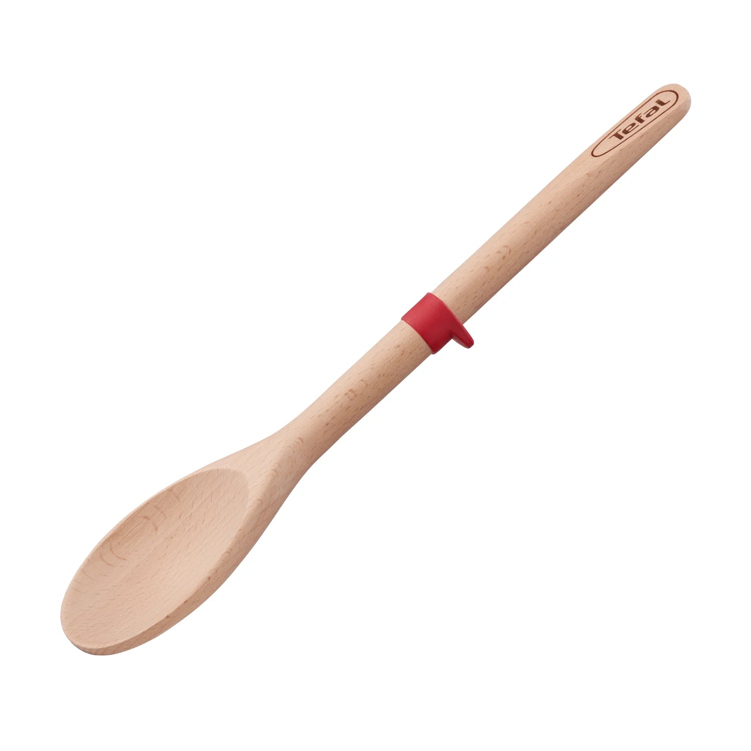 Tefal Ingenio Wooden Spoon K2300514 - Premium Wooden Cooking Utensil for Non-Stick Pans - Ideal for Stirring, Mixing & Serving in Kitchen