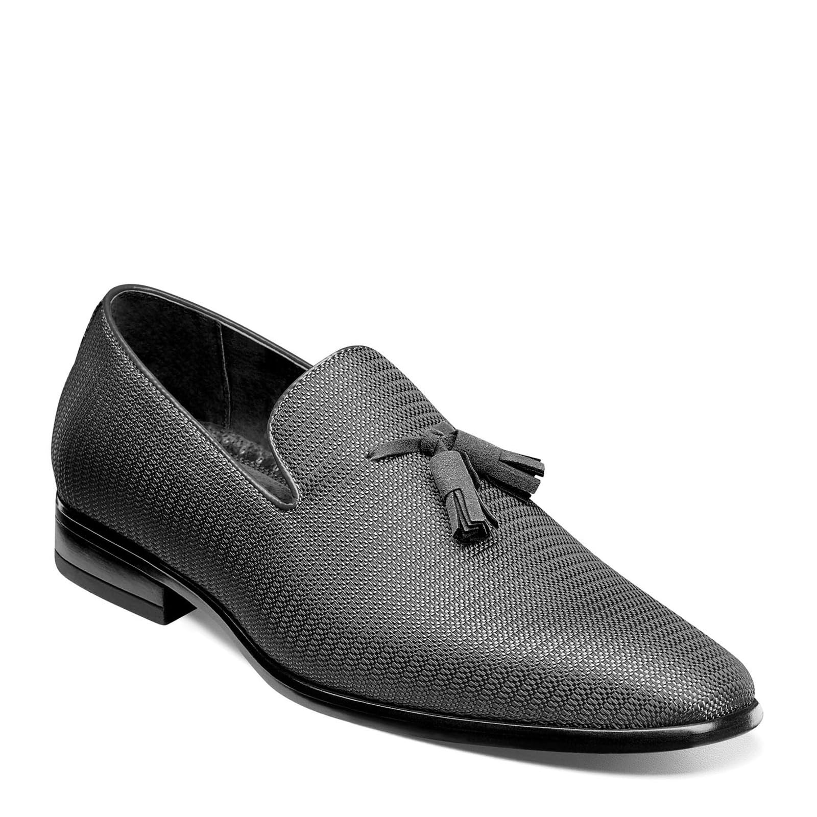 STACY ADAMS Men's Tazewell Leather Loafers - Comfortable Slip-On Dress Shoes for Business, Office & Formal Occasions