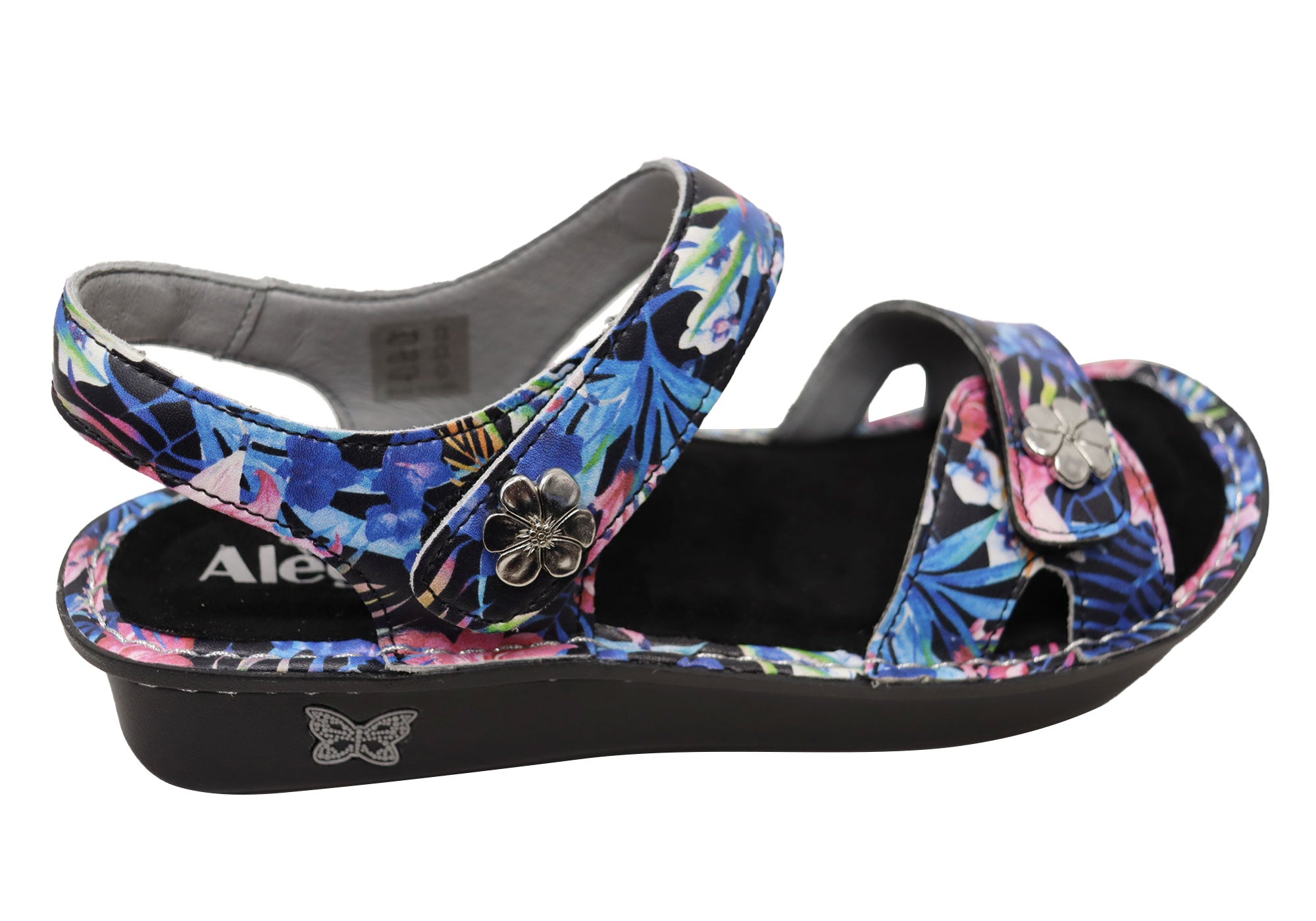 Alegria Vienna Women's Comfortable Leather Sandals - Arch Support & Cushioned Footbed for Walking, Travel & Summer Outfits