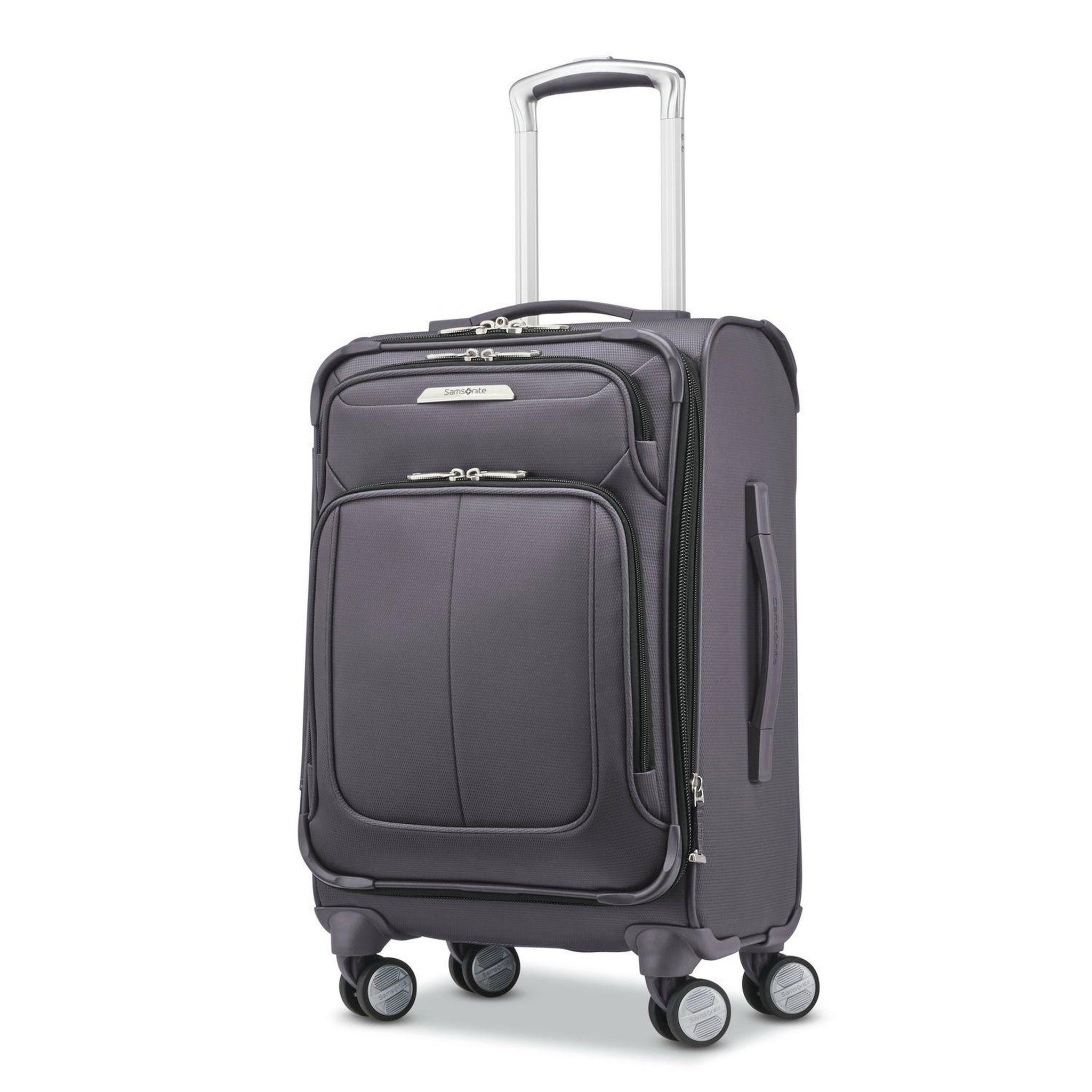 Samsonite Solyte DLX Expandable Carry On Spinner Luggage - Lightweight Hardshell Suitcase for Air Travel, Business Trips & Weekend Getaways